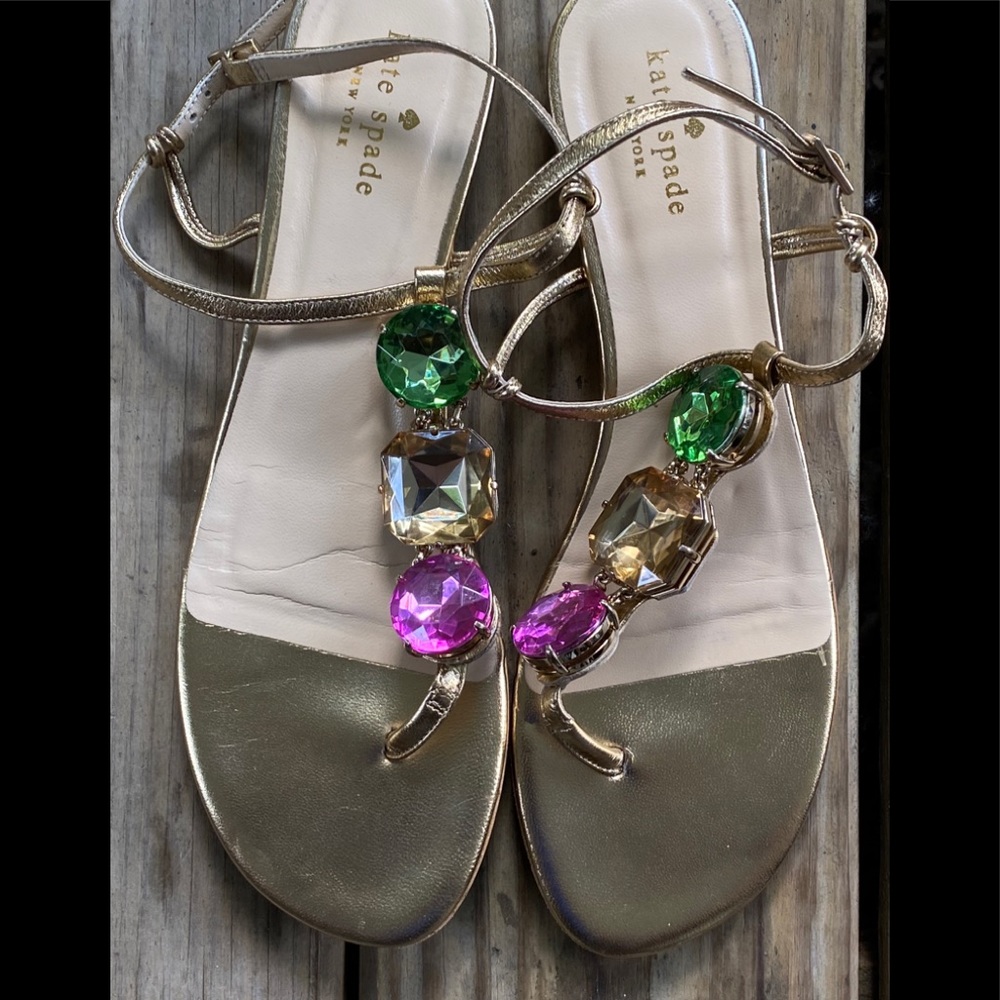 Kate Spade RARE Jeweled Sandals